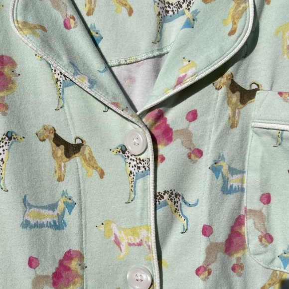 BedHead Mint Dog Print Pajamas Size XL - Picture 10 of 12